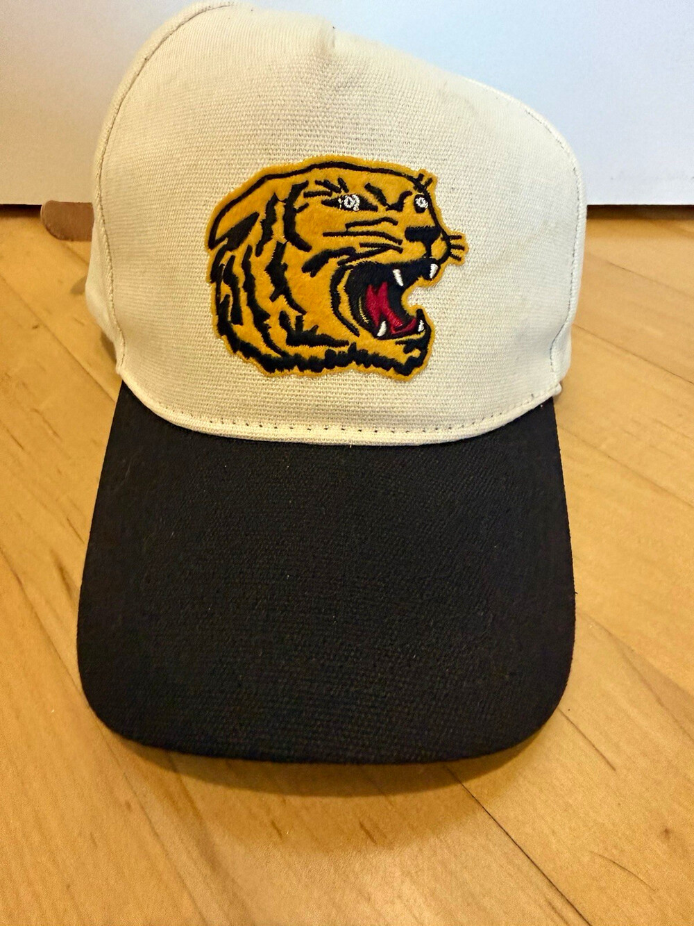 Steel City Pittsburgh PA Tiger Logo Adjustable Cap White/Black